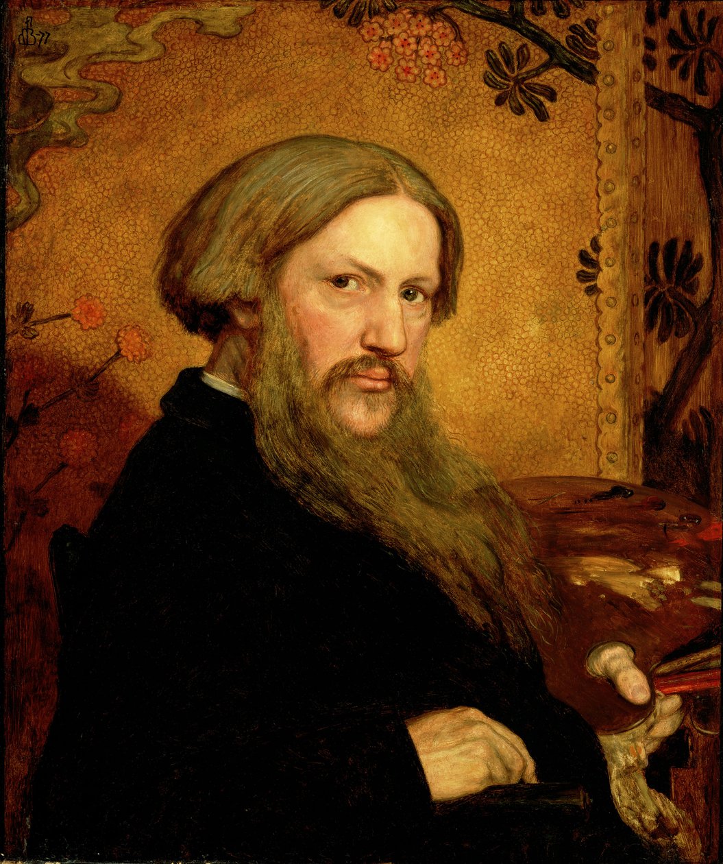 Selvportrett, 1877 av Ford Madox Brown