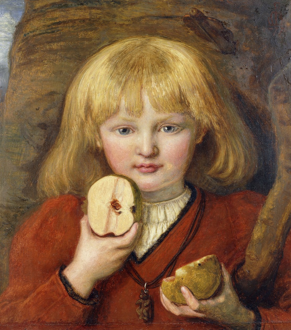 Tells sønn: Et portrett av kunstnerens barnebarn, av Ford Madox Brown