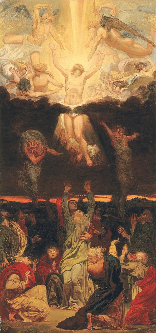 The Ascension (olje på lerret) av Ford Madox Brown
