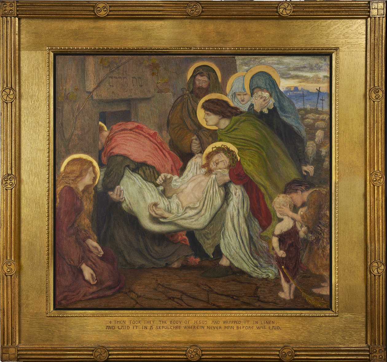 Gravleggingen av Ford Madox Brown