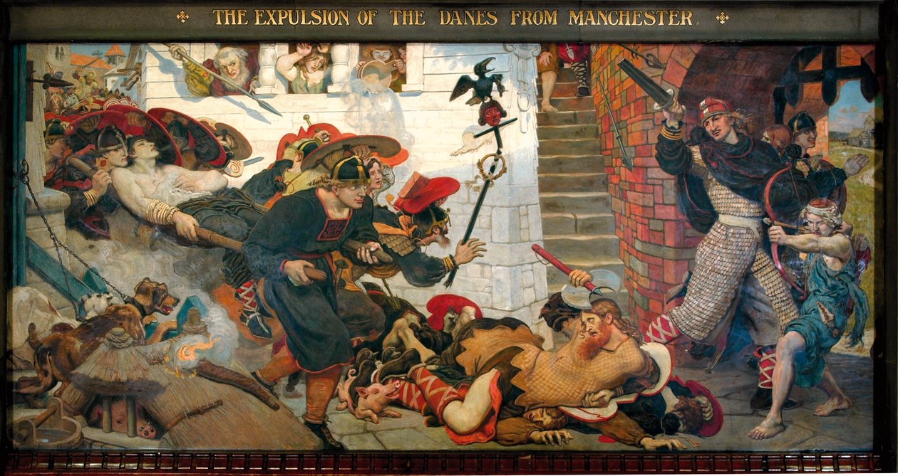 Utvisningen av danskene fra Manchester av Ford Madox Brown