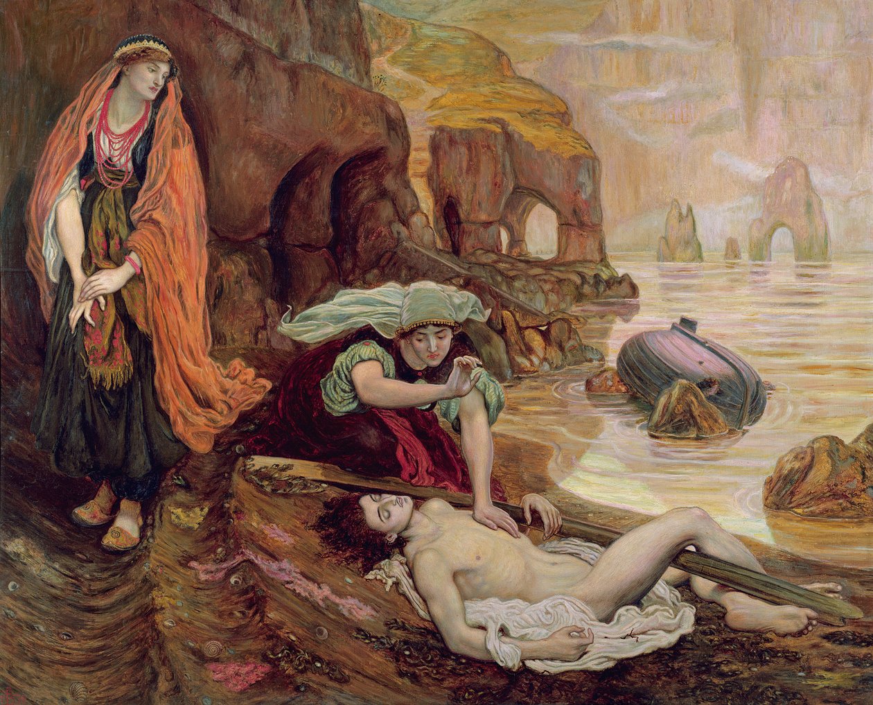 Funnet av Don Juan av Haidee, 1878 av Ford Madox Brown