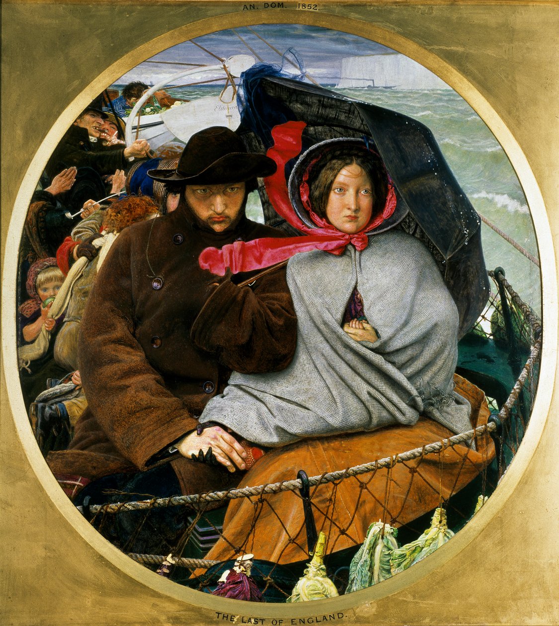 The Last of England, 1852-55 av Ford Madox Brown