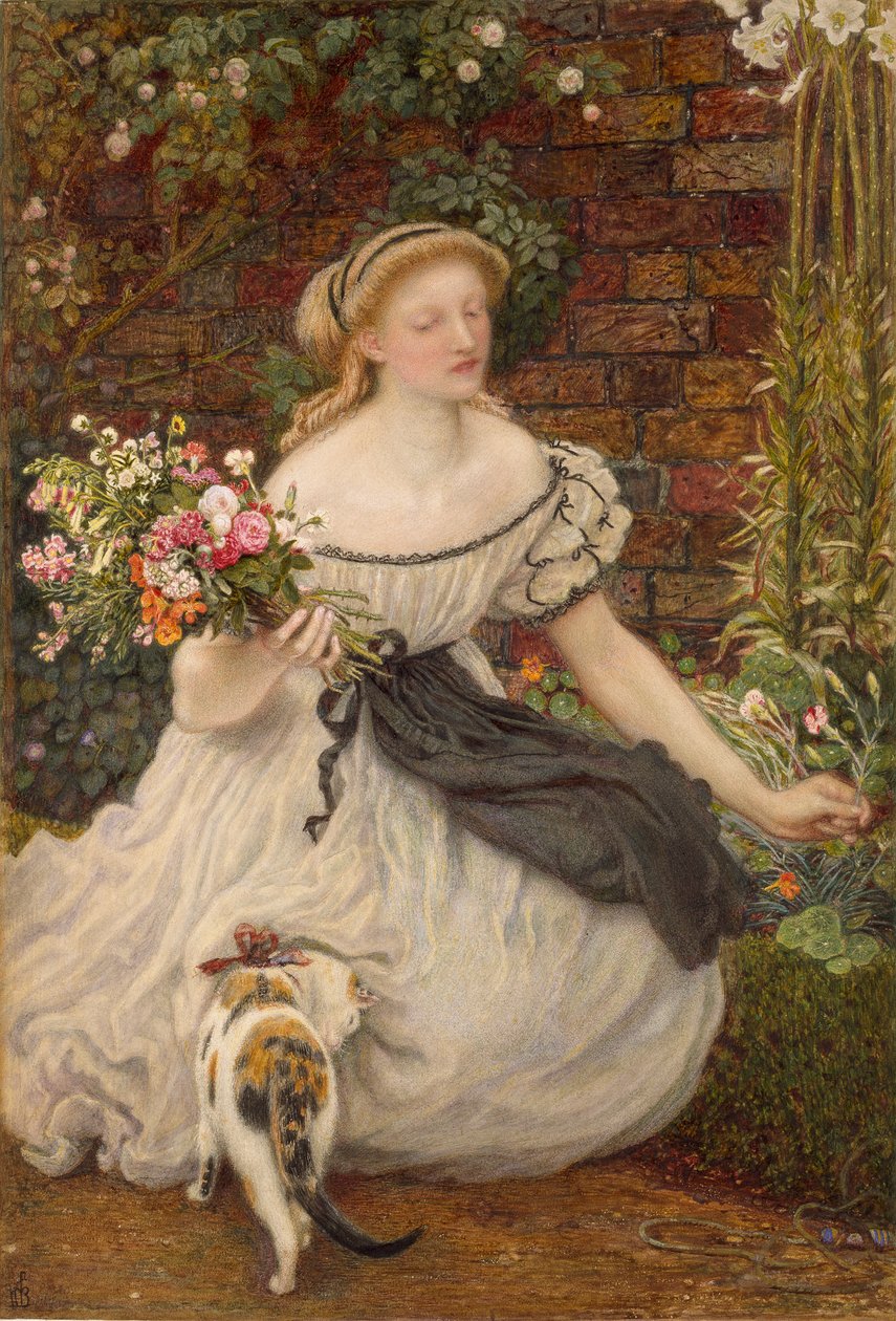 The Nosegay, 1865 av Ford Madox Brown