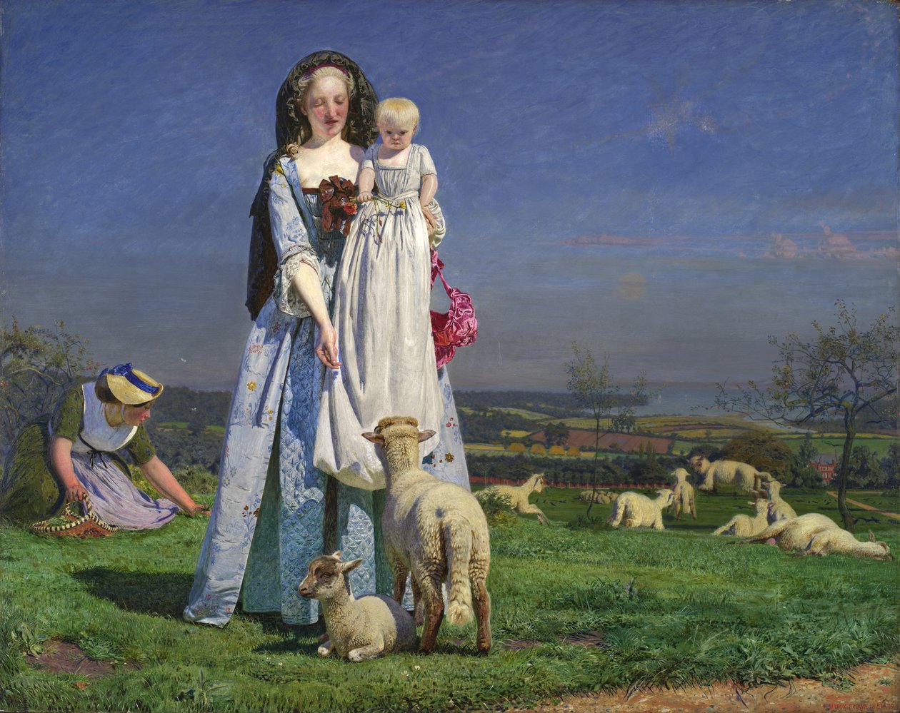 The Pretty Baa-lam av Ford Madox Brown
