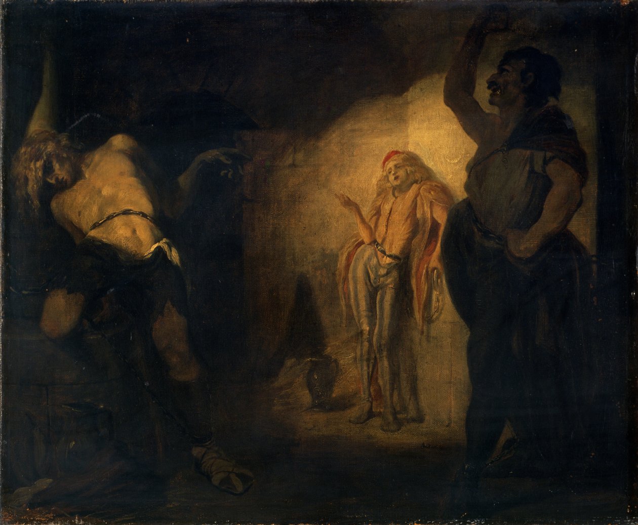 Fangen fra Chillon av Ford Madox Brown