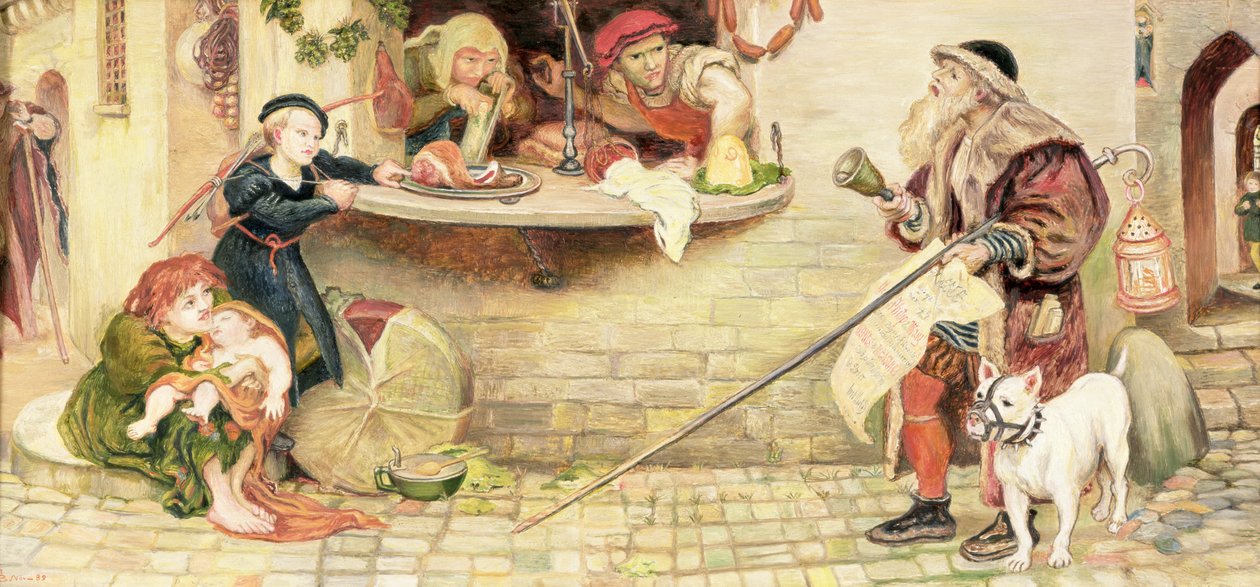 Kunngjøringen om vekt og mål av Ford Madox Brown