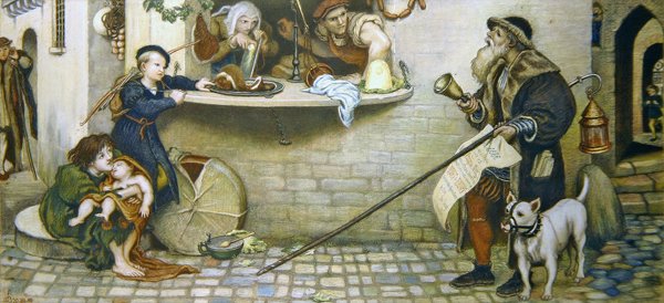 Proklamasjonen av vekter og mål av Ford Madox Brown