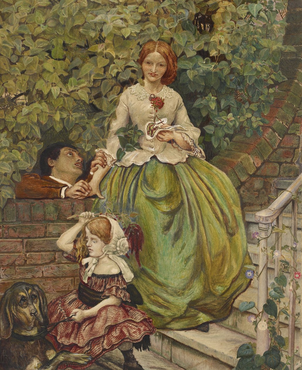 The Stages of Cruelty, 1890 (akvarell og kroppsfarge med penn og svart blekk) av Ford Madox Brown