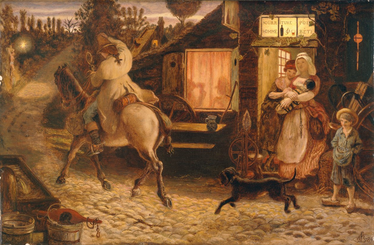 Den reisende av Ford Madox Brown