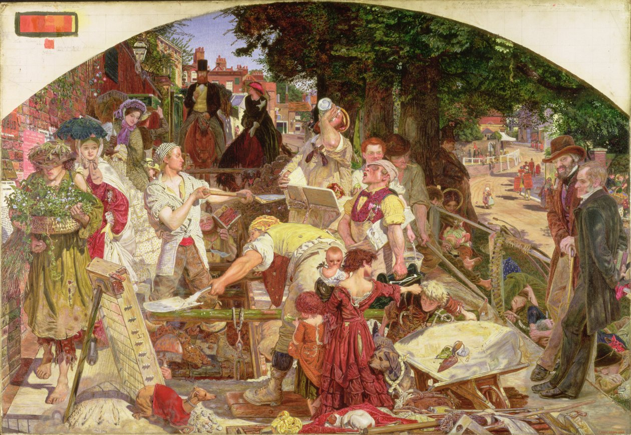 Arbeid, 1863 av Ford Madox Brown