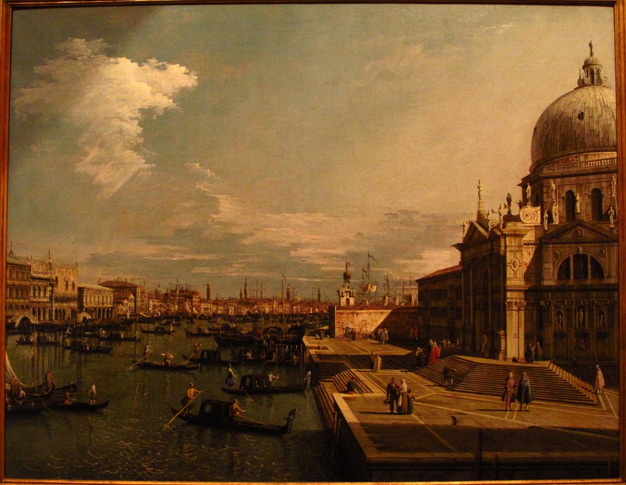 Canal Grande med S. Maria della Salute av Formerly Canaletto