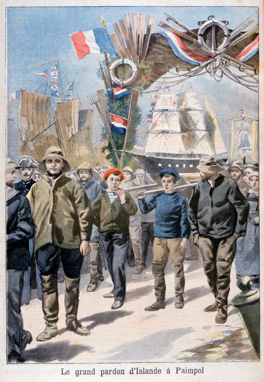 Festival, Paimpol, Frankrike, 1898 av Fortuné Méaulle