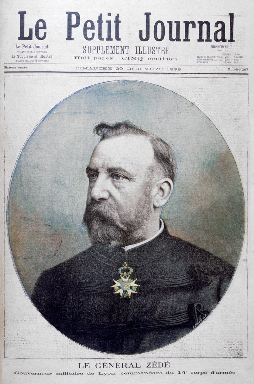 General Zede, militærguvernør i Lyon, Frankrike, 1895 av Fortuné Méaulle