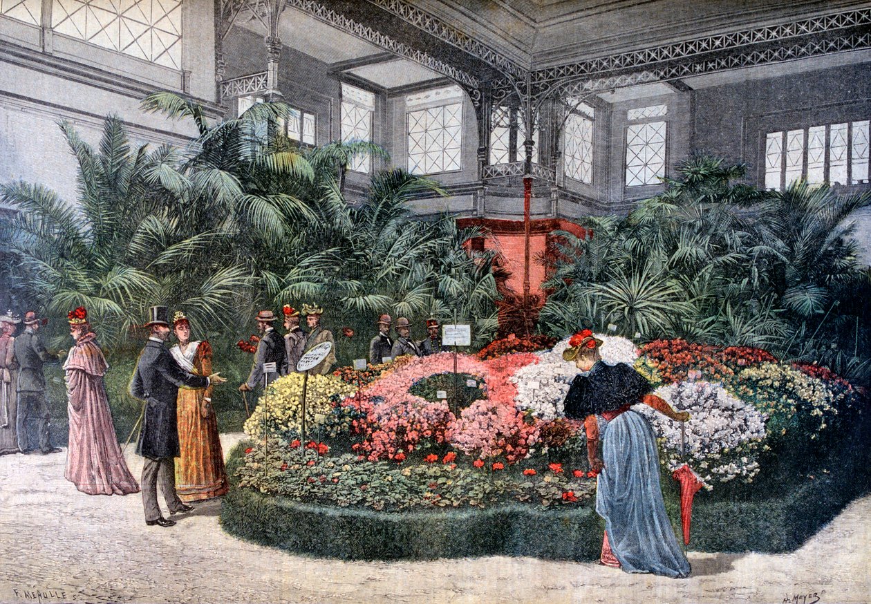Hagebruksutstilling, Cours La Reine, Paris, 1892 av Fortuné Méaulle
