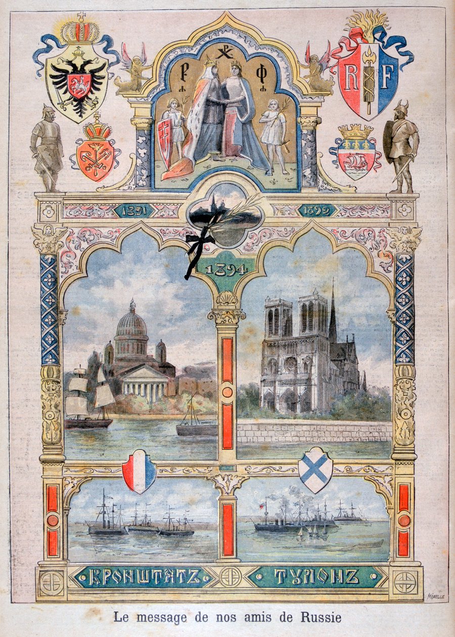 Melding fra våre russiske venner, 1896 av Fortuné Méaulle
