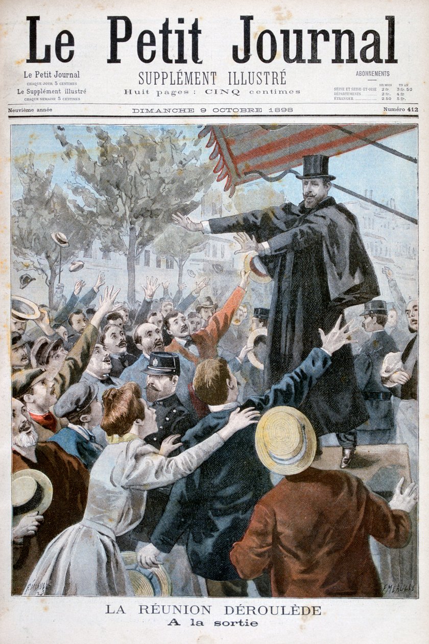 Paul Déroulède , fransk forfatter og politiker, 1898. av Fortuné Méaulle