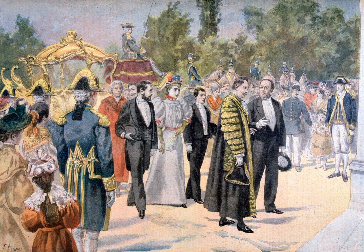 Lord Mayor of London på besøk i Bordeaux, Frankrike, 1895 av Fortuné Méaulle