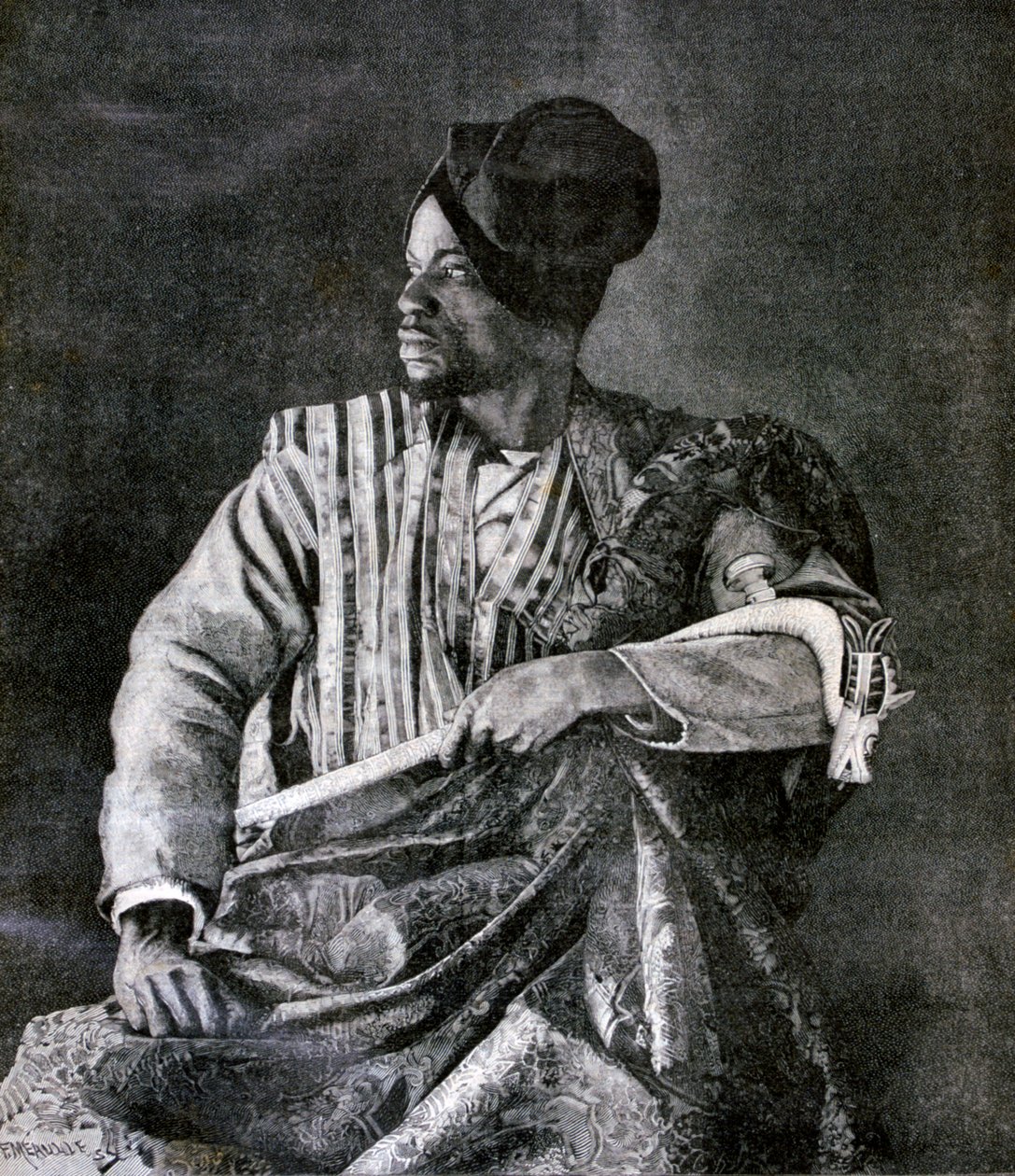 Dahomeys sjefsutsending for kong Behanzin i Paris, 1893 av Fortuné Méaulle