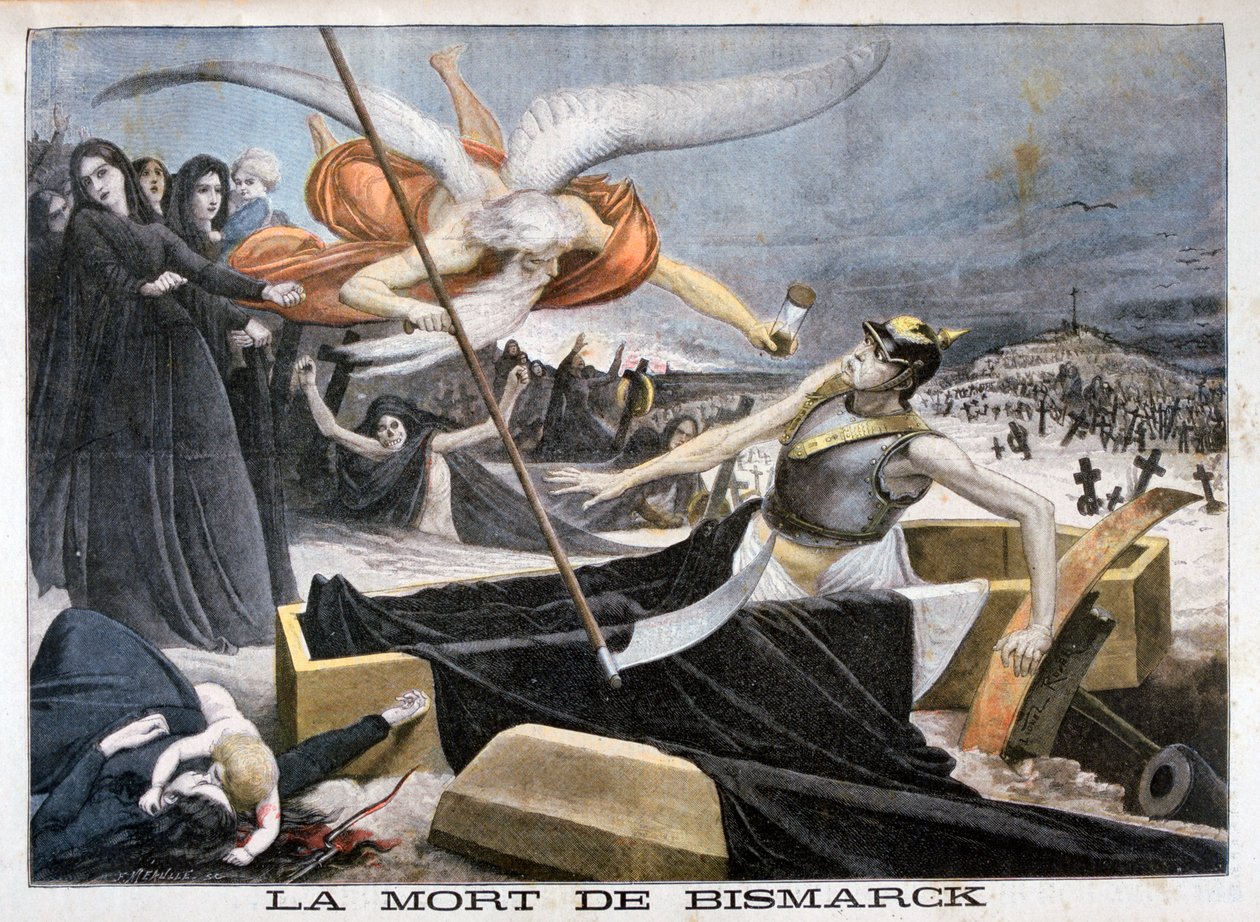 Bismarcks død, 1898. av Fortuné Méaulle