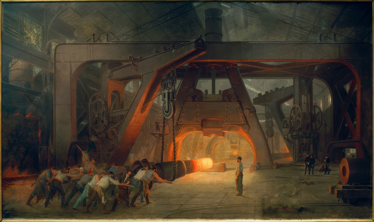 Stahlwerke v.St.-Chamond av Fortune Joseph Seraphin Layraud