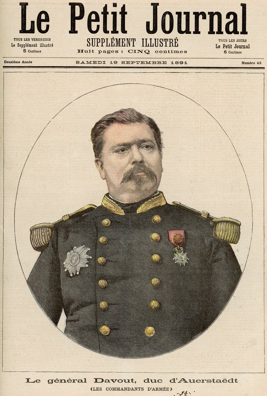 General Louis Nicolas Davout (1770-1823) hertug av Auerstaedt, fra 