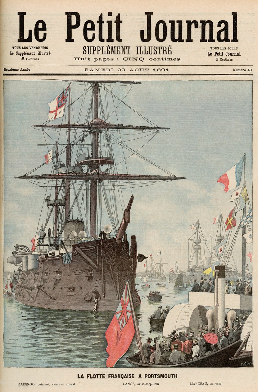 Den franske flottiljen i Portsmouth, fra 