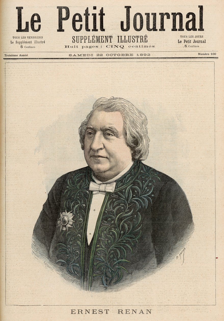 Ernest Renan, fra 