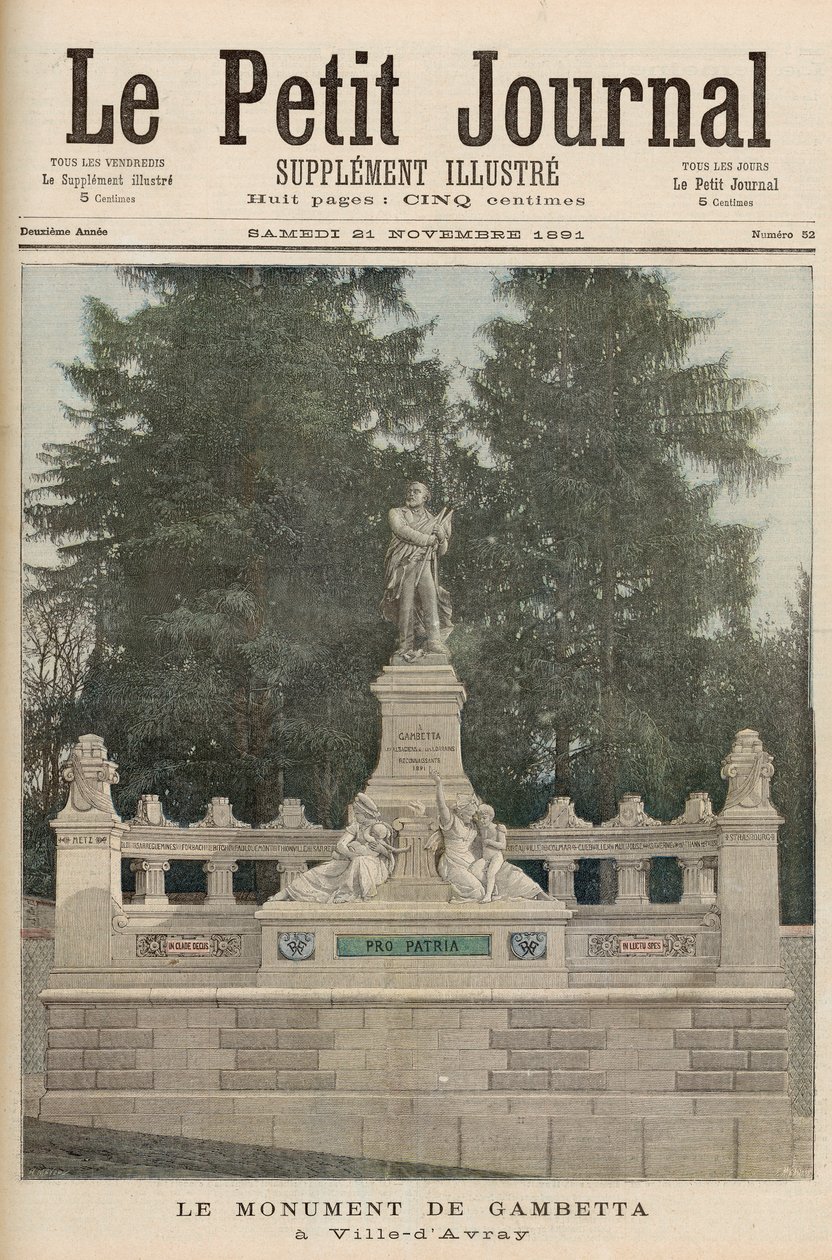 Monument til Gambetta ved Ville-d