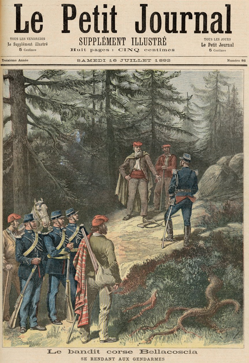 The Corsican Bandit, Jacques Bellacoscia, Surrendering to the Police, fra 
