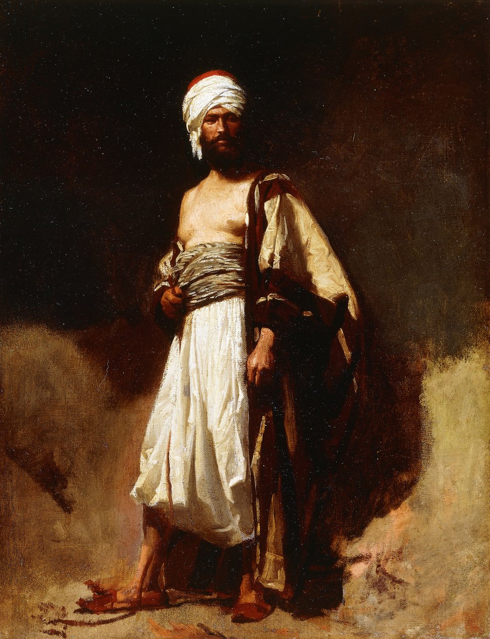 En marokkaner; En marokkaner, ca. 1862 av Fortuny y Carbó