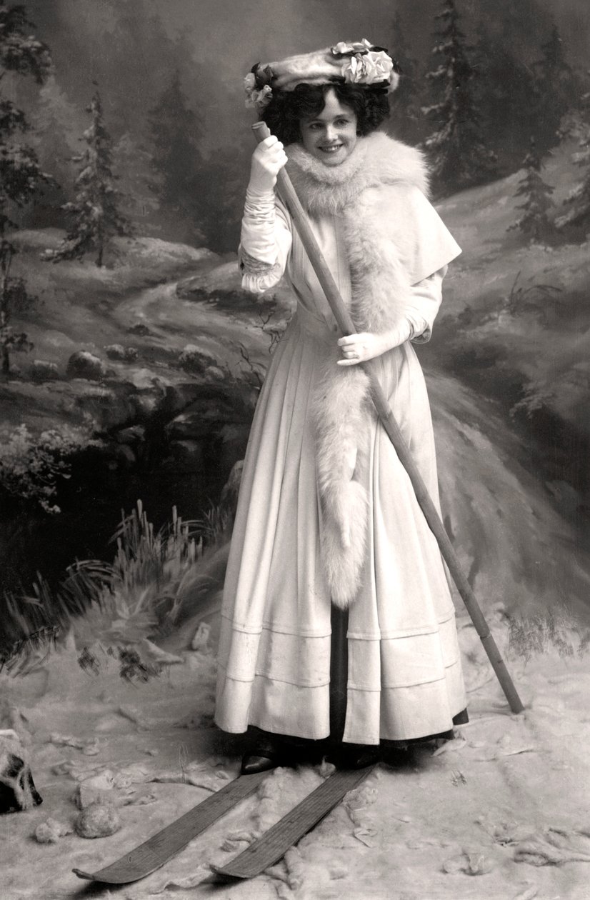 Gertie Millar 1879-1952, engelsk skuespillerinne, 1906. av Foulsham and Banfield