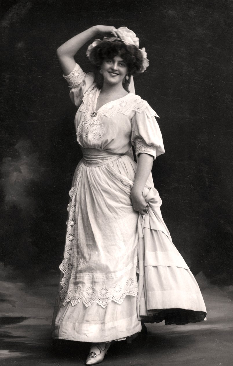 Marie Studholme 1875-1930, engelsk skuespillerinne, 1900-tallet. av Foulsham and Banfield