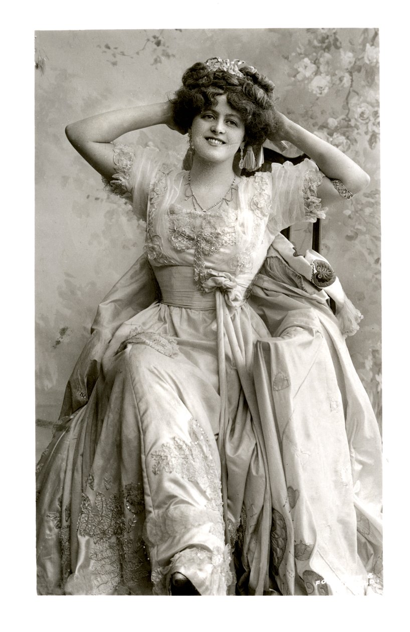 Marie Studholme 1875-1930, engelsk skuespillerinne, 1900-tallet. av Foulsham and Banfield