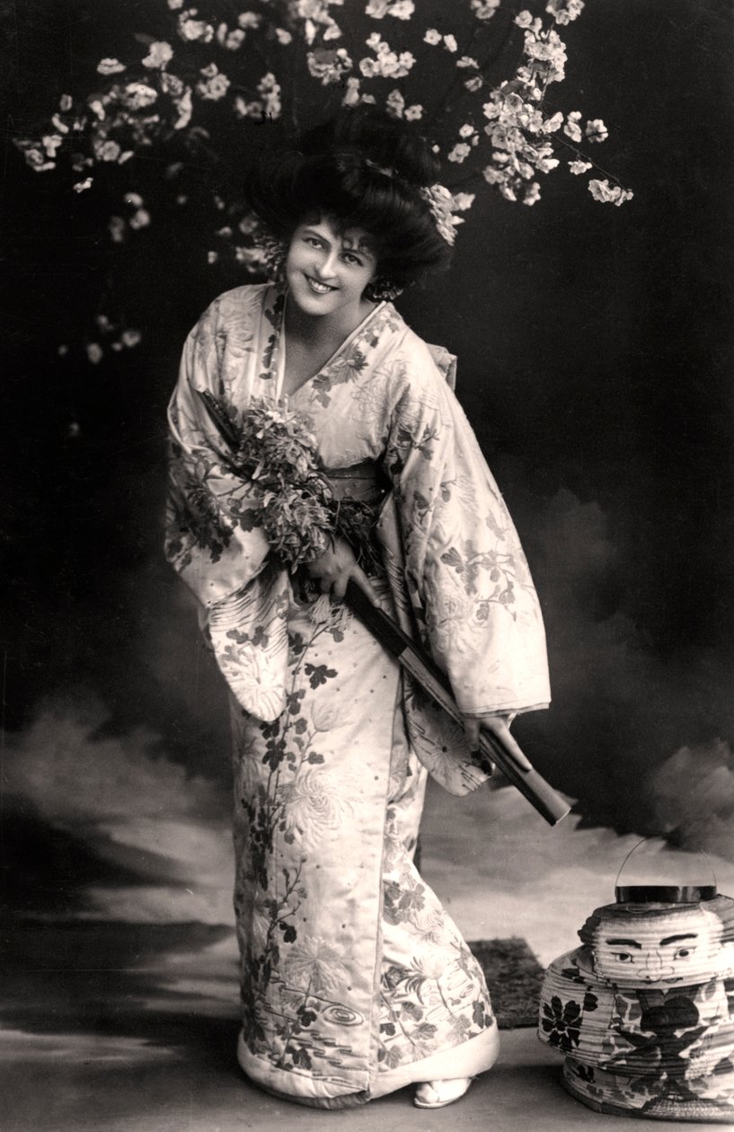 Marie Studholme 1875-1930, engelsk skuespillerinne, 1900-tallet. av Foulsham and Banfield