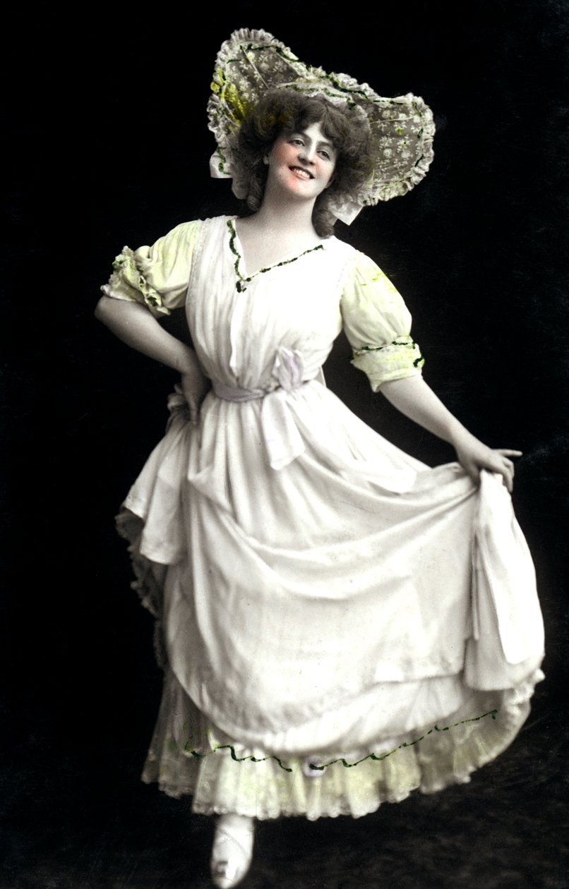 Marie Studholme 1875-1930, engelsk skuespillerinne, tidlig på 1900-tallet. av Foulsham and Banfield