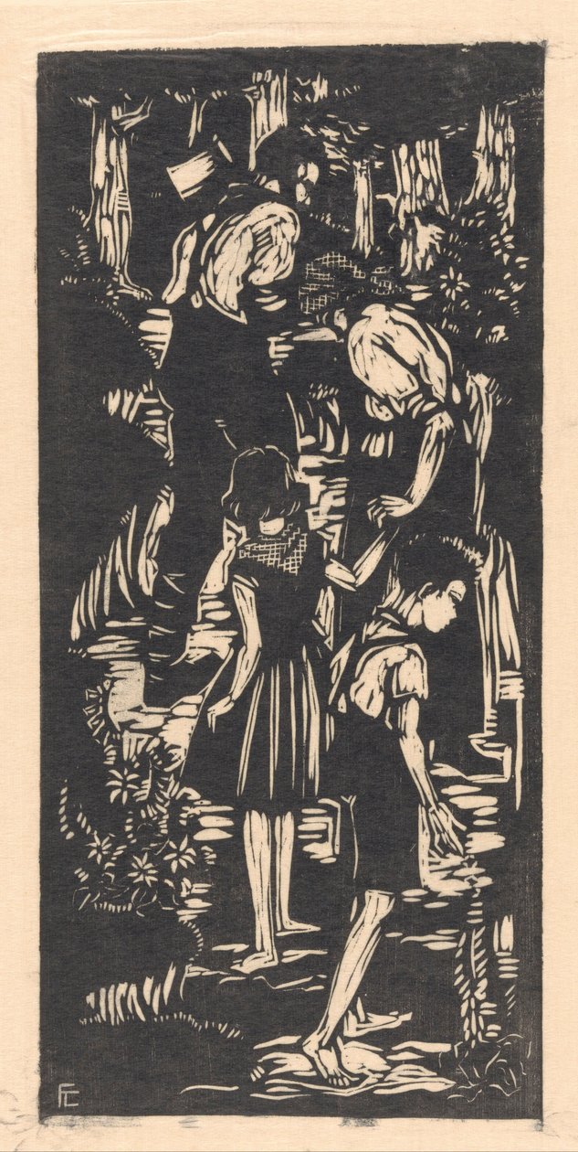 Hansel and Gretel (original tittel på objekt) av Fré Cohen (signed by artist)