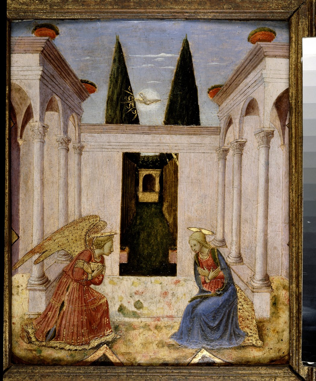 Bebudelsen (tempera og forgylling på panel) av Fra Angelico