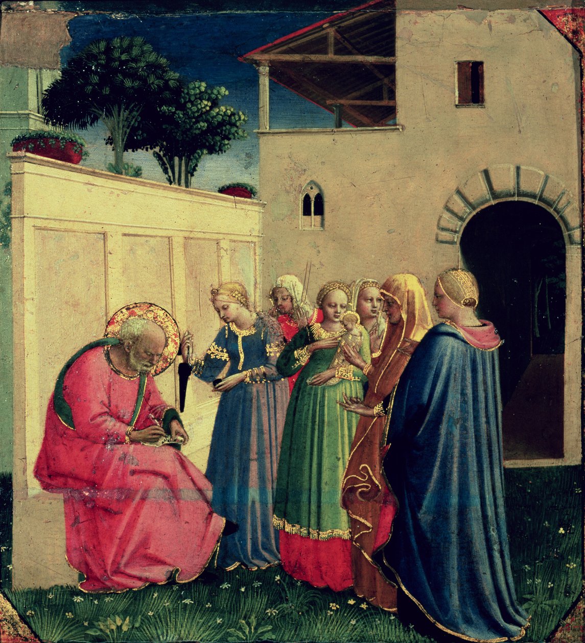 The Naming of John the Baptist, ca. 1430-tallet (tempera på panel) av Fra Angelico