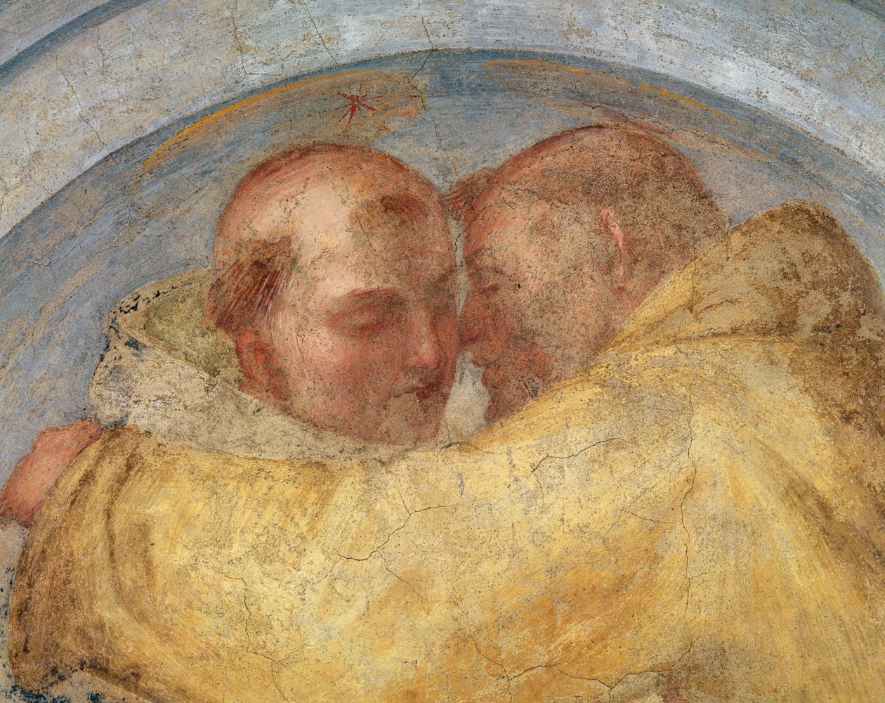 Møtet mellom St. Francis og St. Dominic av Fra Bartolommeo