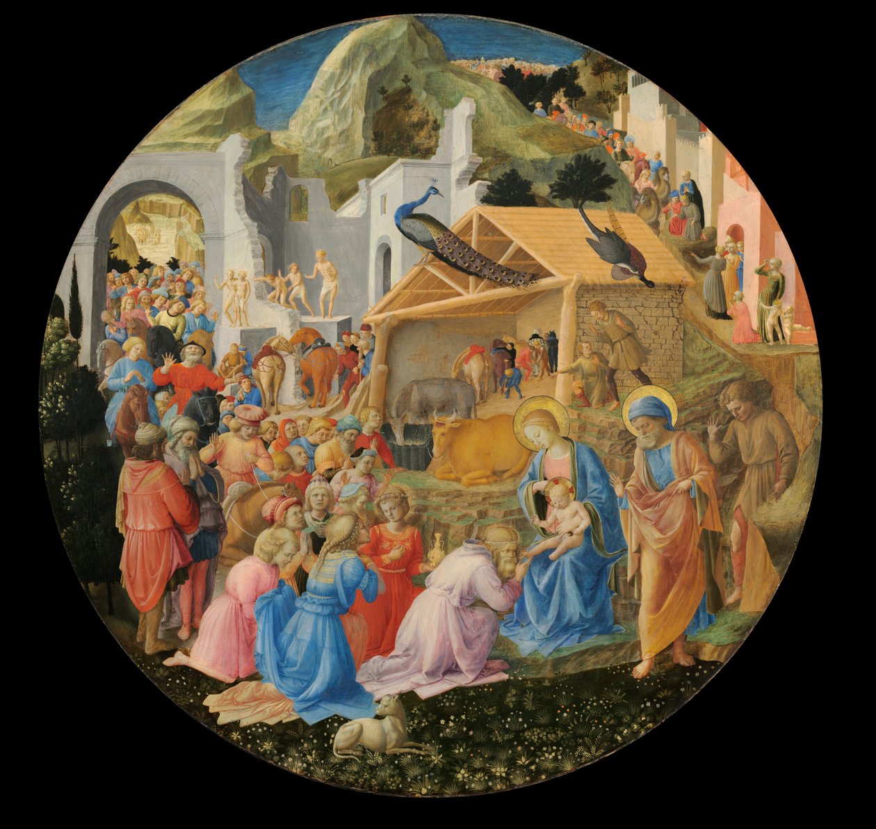 Tilbedelsen av magi av Fra Filippo Lippi