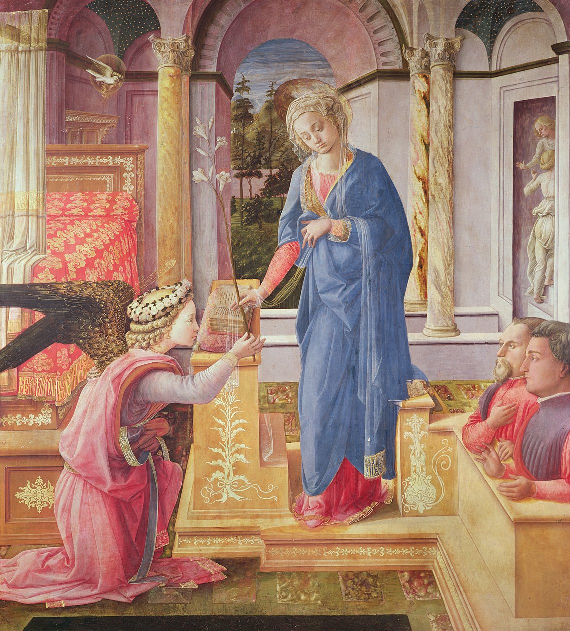 Bebudelsen, ca. 1440-5 av Fra Filippo Lippi