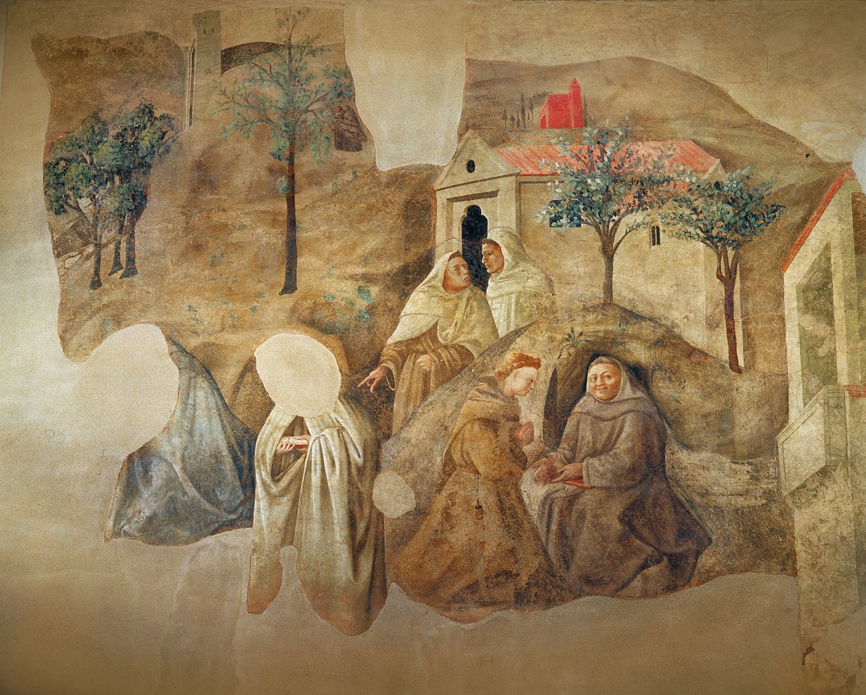Reformen av karmelittregelen, ca. 1422 av Fra Filippo Lippi