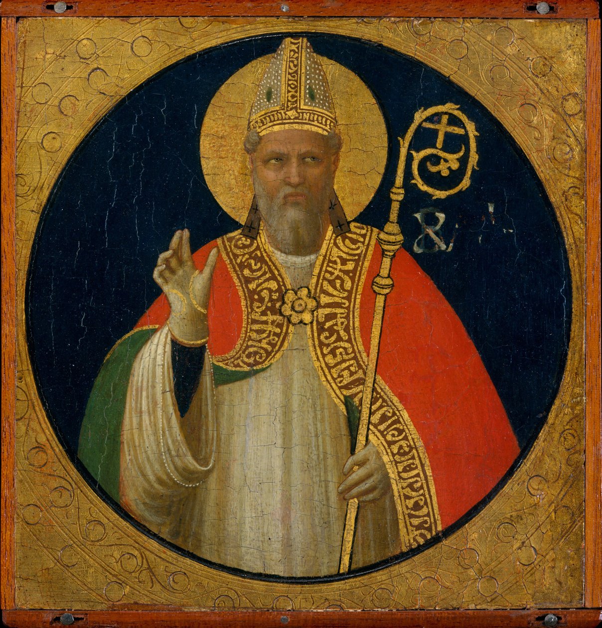 A Bishop Saint, ca. 1425 (tempera på tre) av Fra Angelico