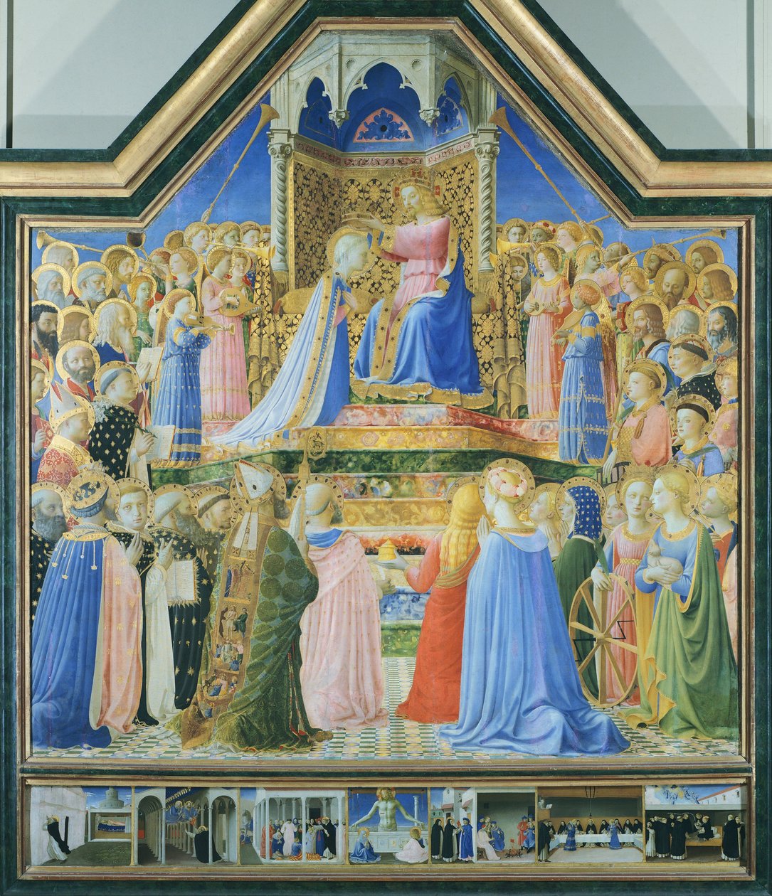 Kroningen av jomfruen av Fra (c.1387 1455) Angelico