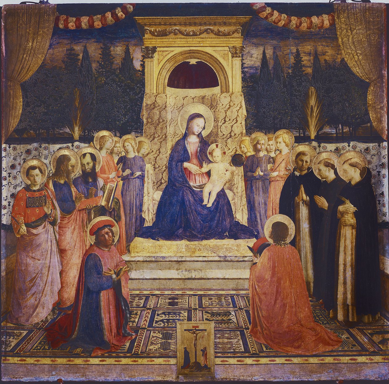 Altertavle av San Marco, ca 1438-1440 (tempera på trepanel) av Fra  Angelico