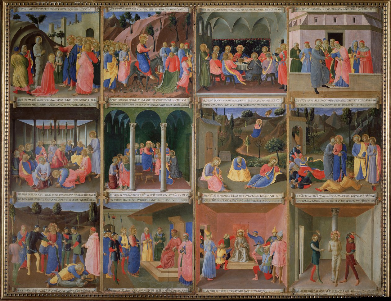 Life of Christ - Tempera på tre av Fra  Angelico