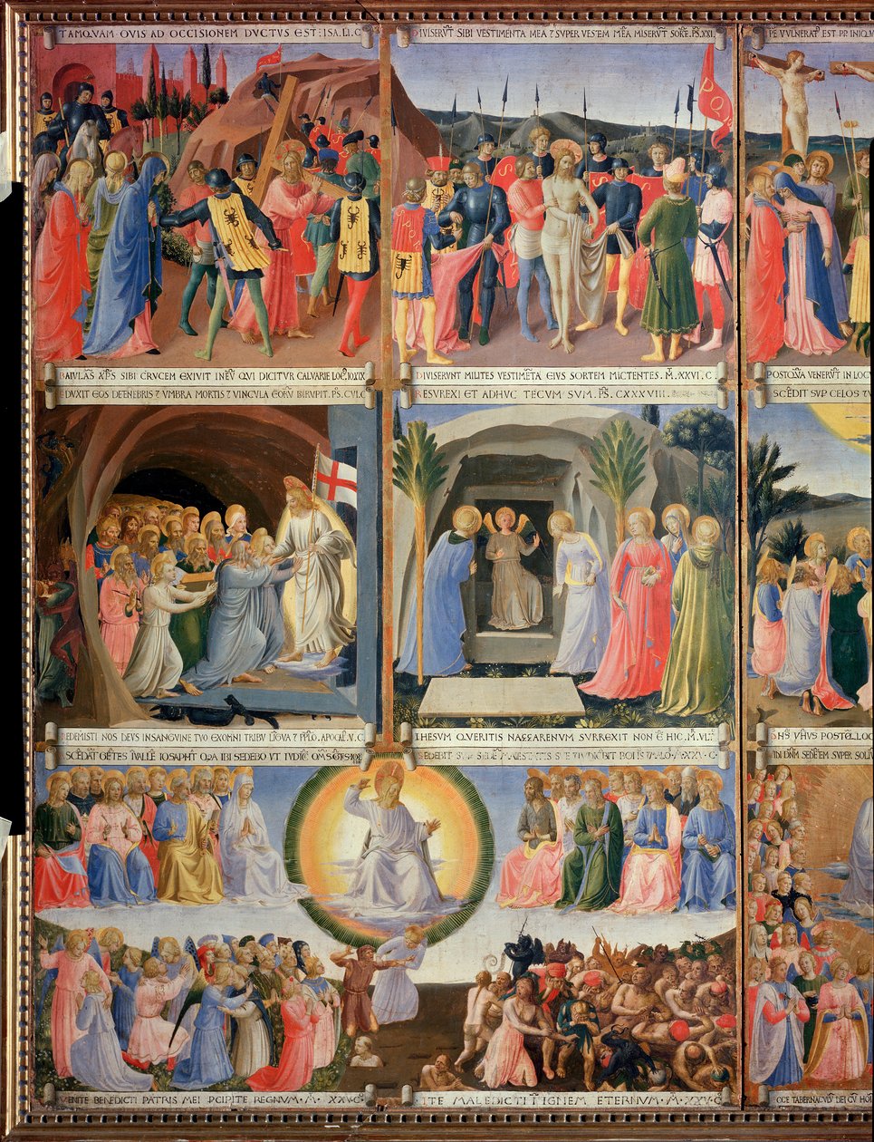 Life of Christ, Garderobe av sølv. (Tempera på tre av Fra  Angelico
