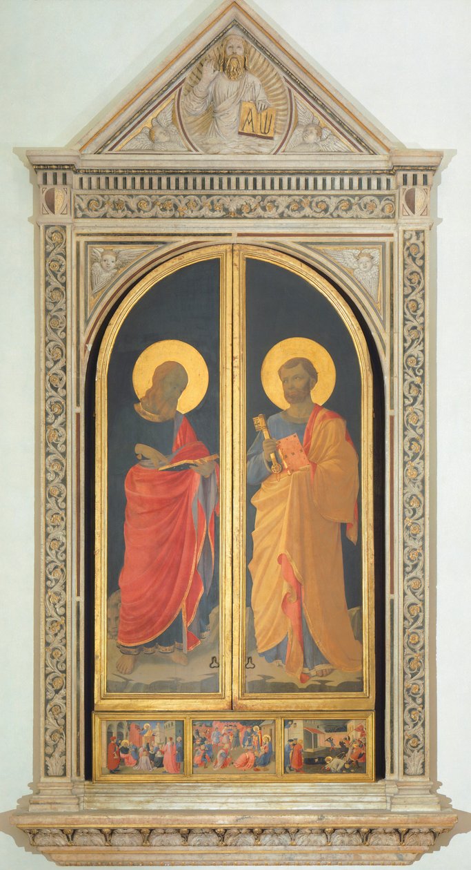 Liniers altertavle: St. Peter og St. Mark av Fra  Angelico