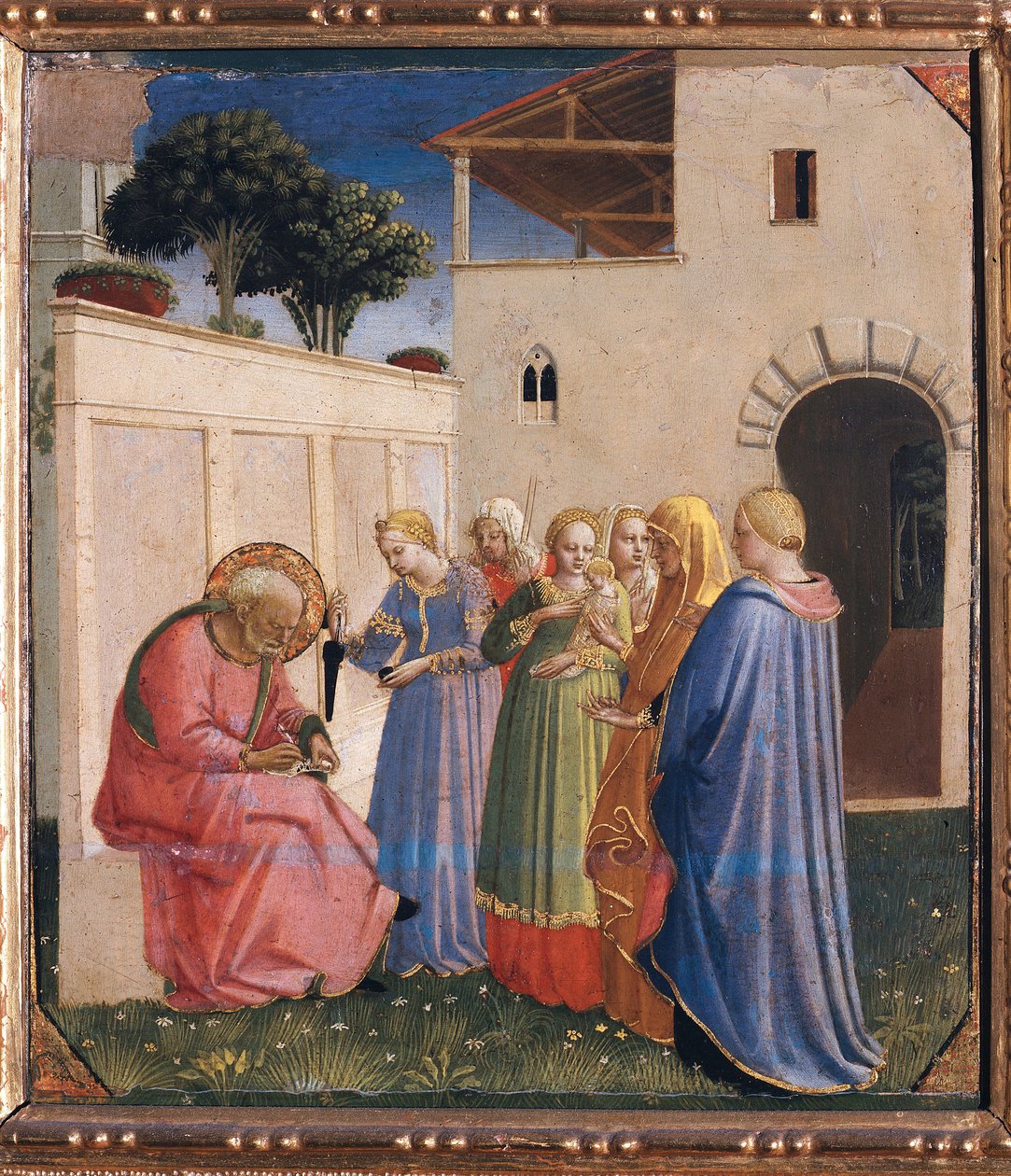 Navngivning av St John Baptist (maleri på tre av Fra  Angelico